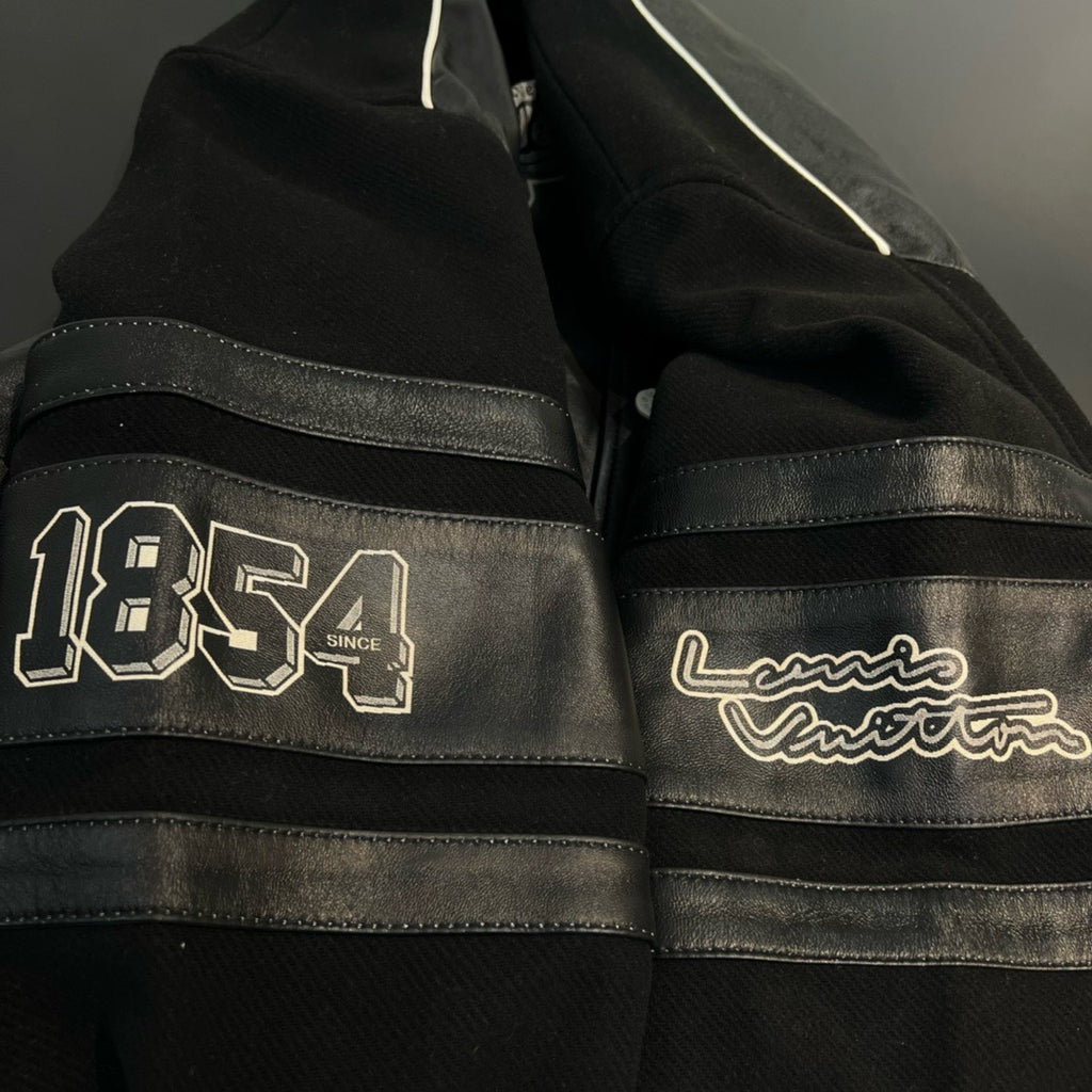 Blouson en cuir Varsity