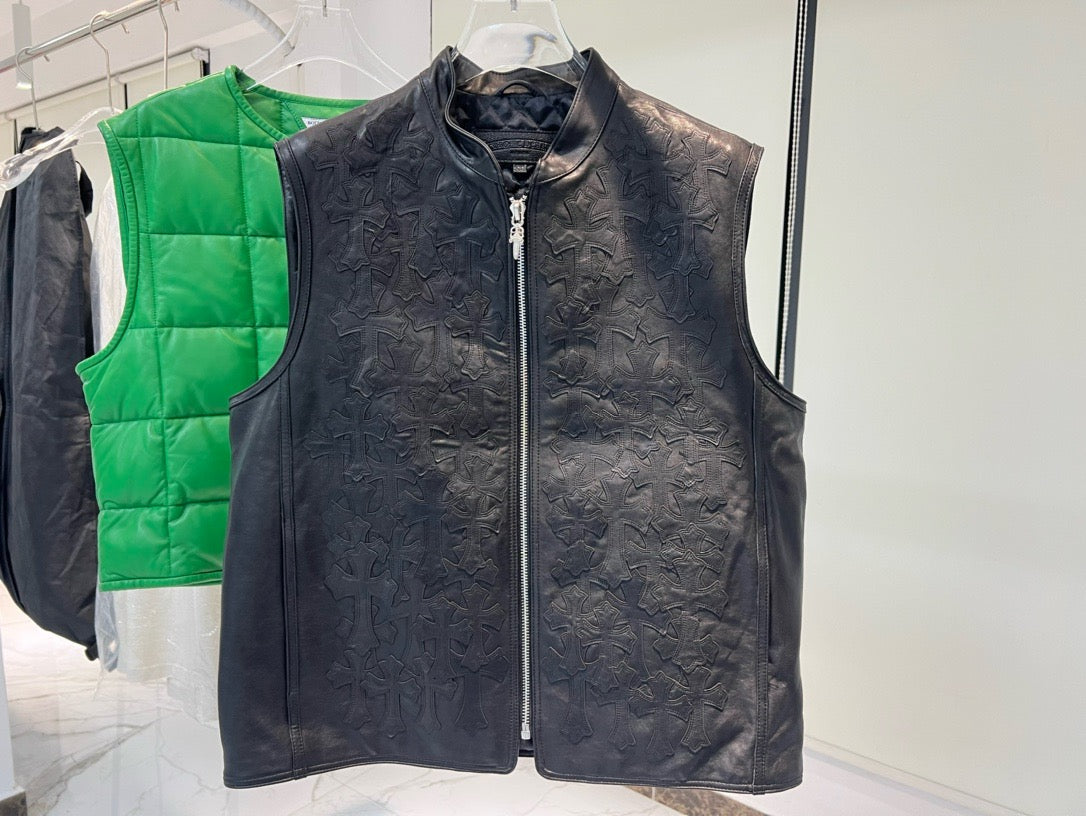 Chrome Hearts Cemetery Vest Leather