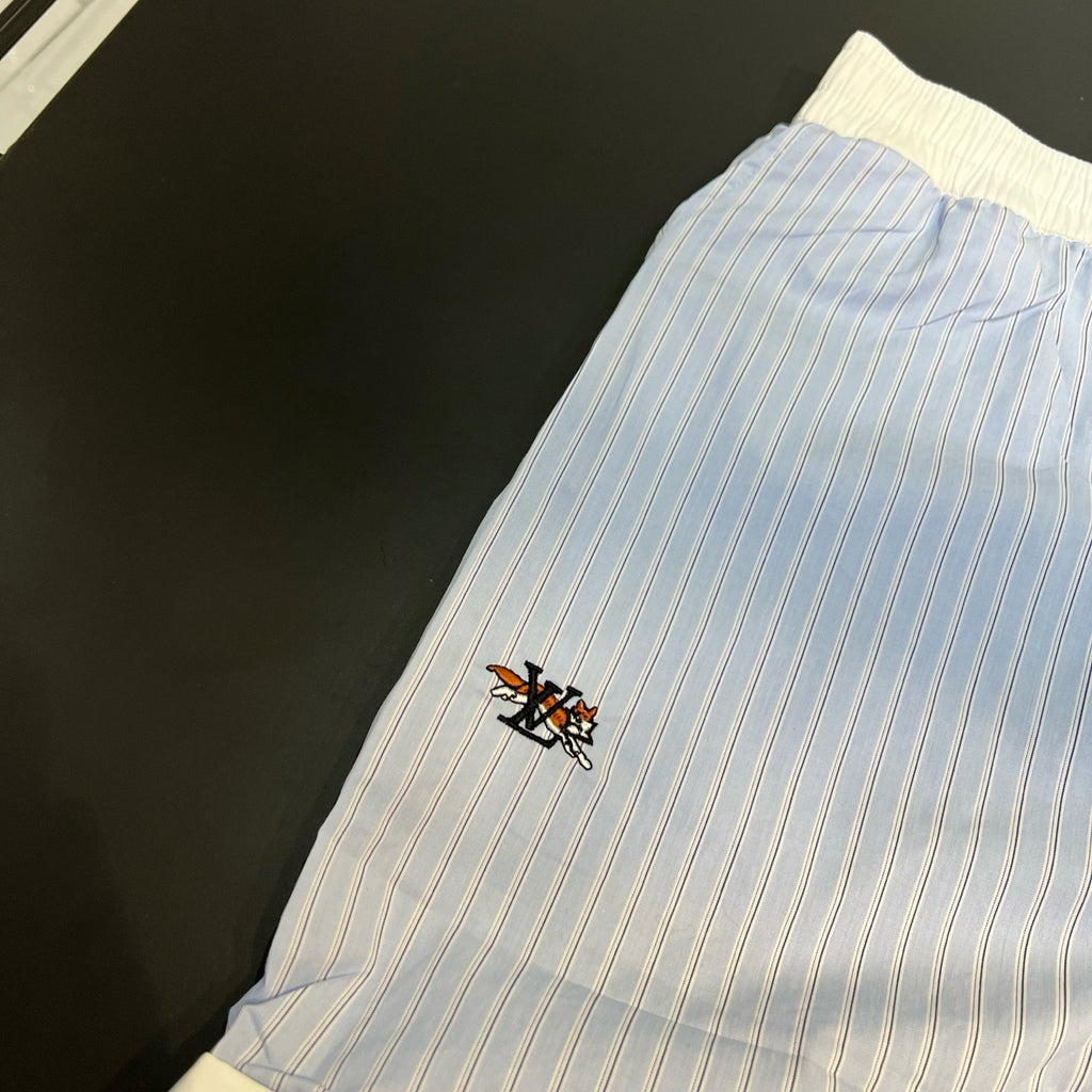 striped shorts