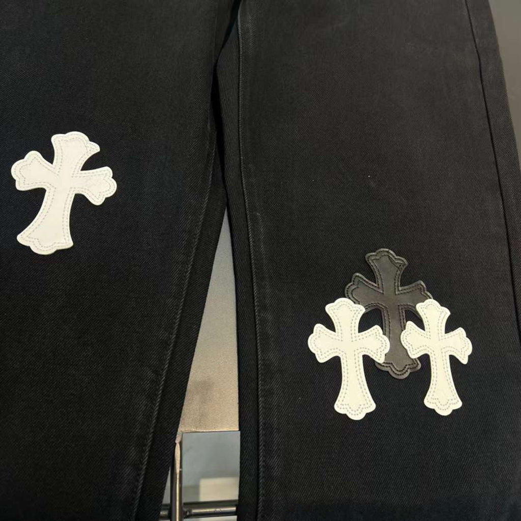 Jean Chrome hearts
