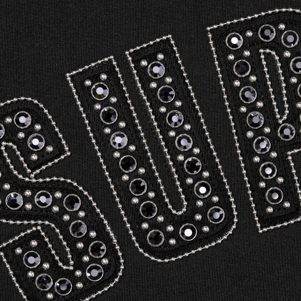 Rhinestone hoodie. SUPREME x B.B. SIMON