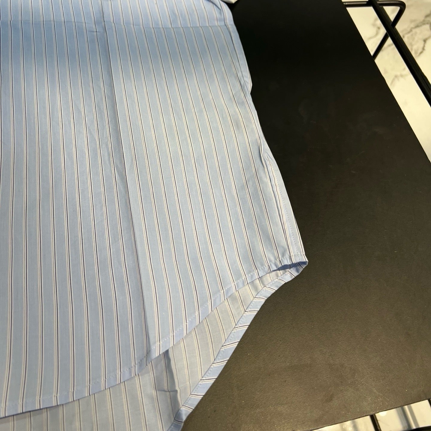 Striped Short-Sleeved Shirt