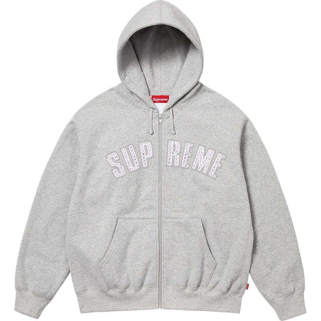 Rhinestone hoodie. SUPREME x B.B. SIMON
