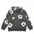 Denim Tears Rhinestone Wreath Zip Hoodie Vintage Black