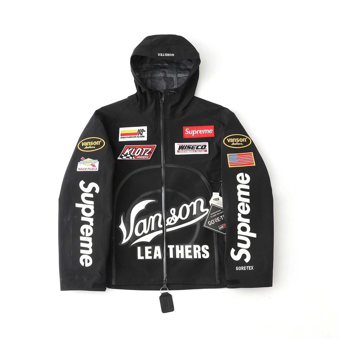 Veste Supreme Vanson en cuir GORE-TEX