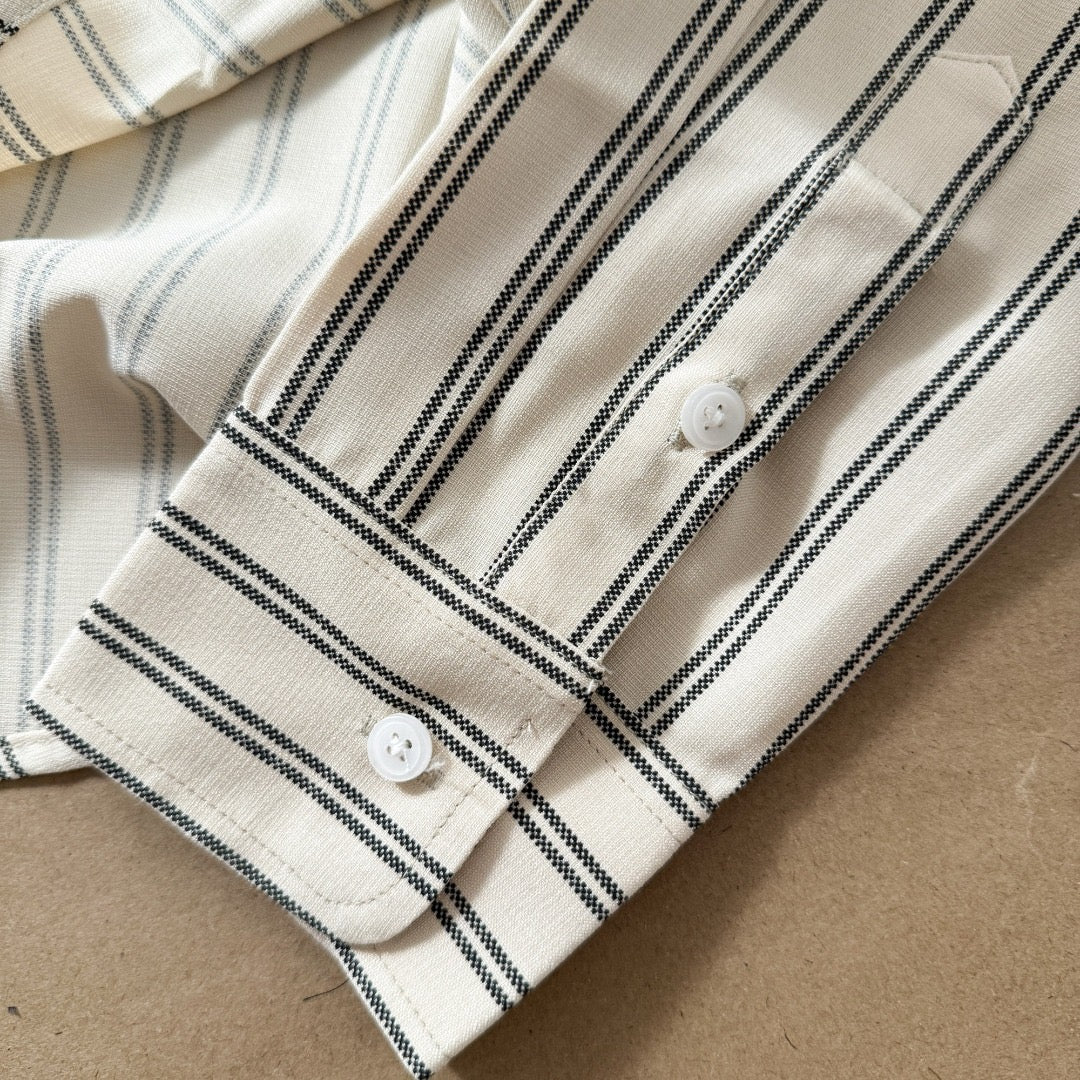 Chemise en coton manches longues Stussy