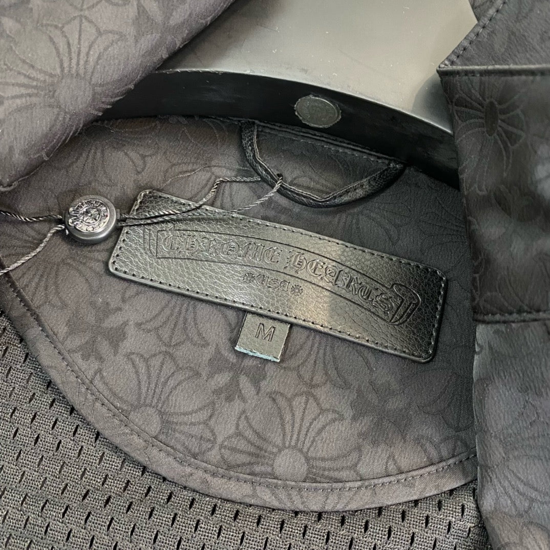 Chrome Hearts dual zip Harrington jacket