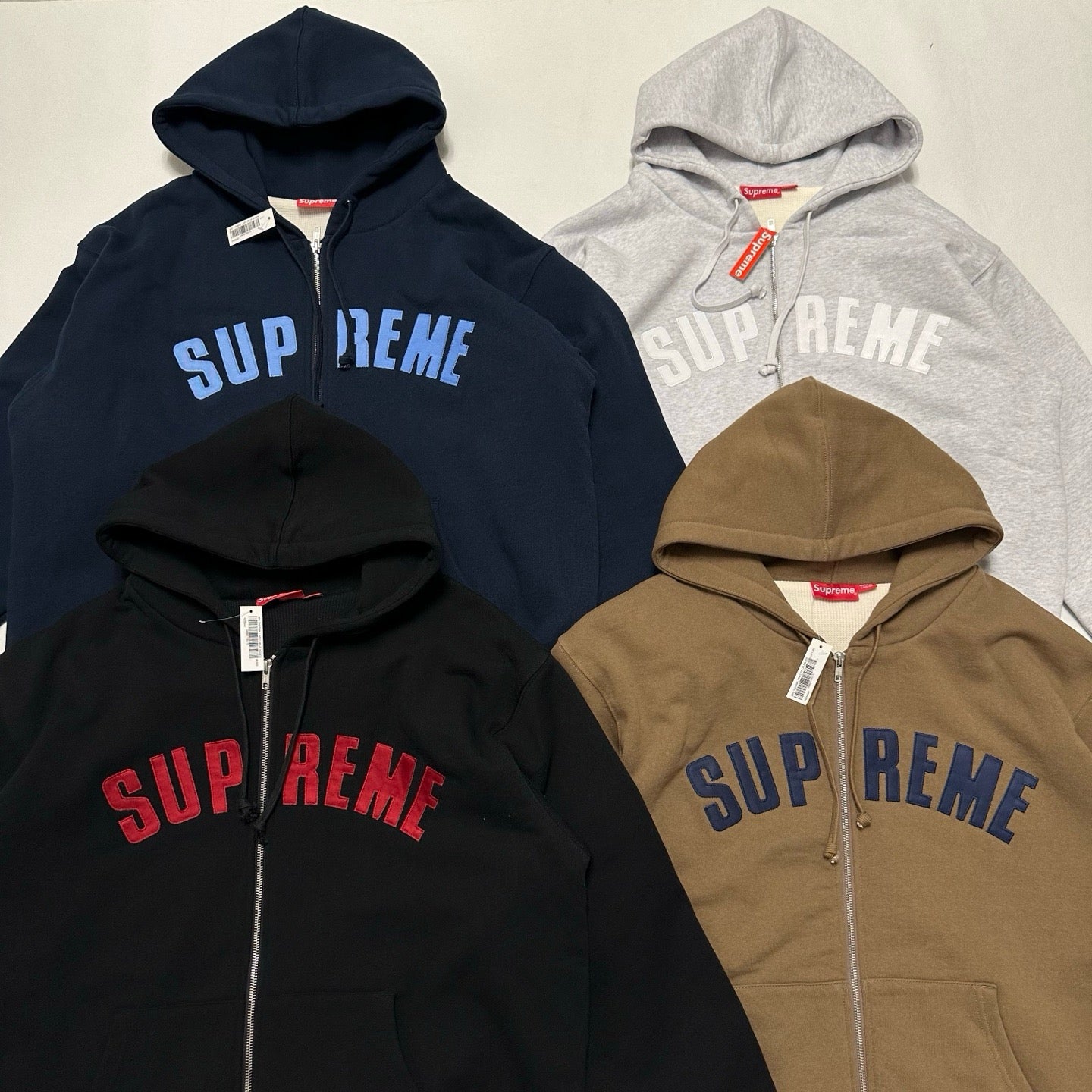 SUPREME FW25 ARC THERMAL LINED ZIP UP HOODED