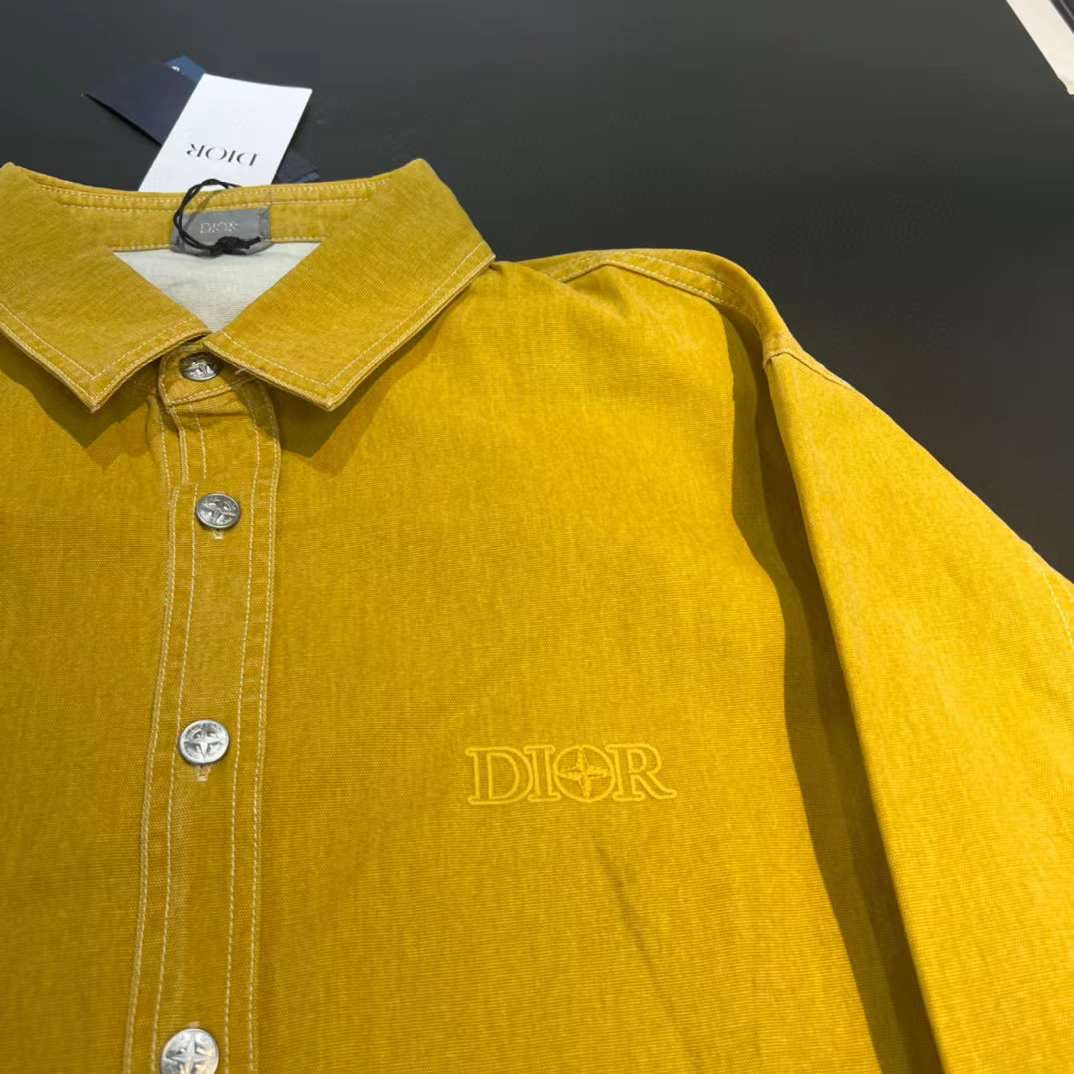 Surchemise jaune - Dior and Stone Island