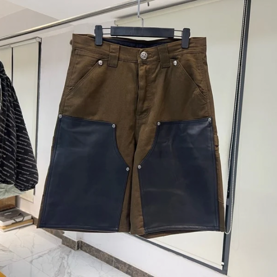Chrome Hearts double knee short