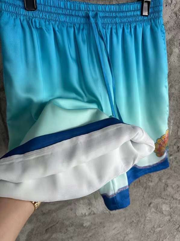 Casablanca - Coquillage Coloré Silk Shorts