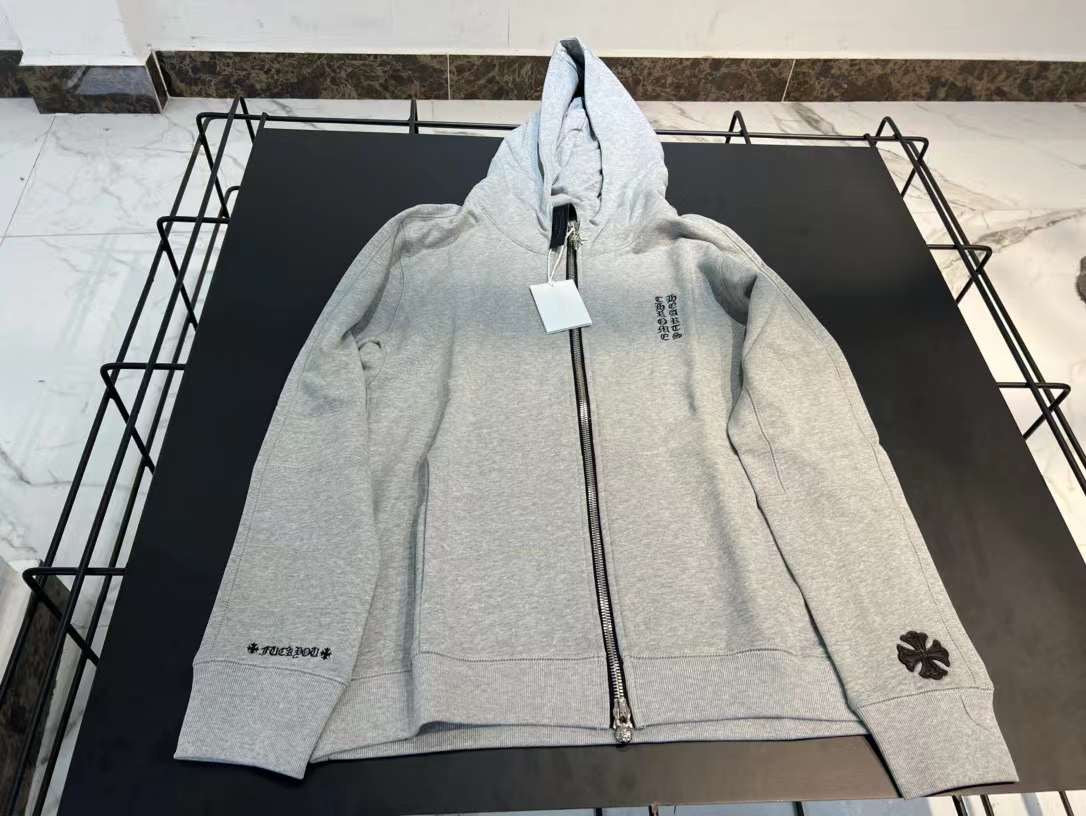 Chrome hearts Grey Hoodie