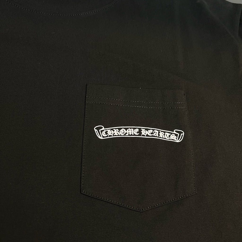 Chrome Hearts 2010s Snowflake Crosses Pocket Tee