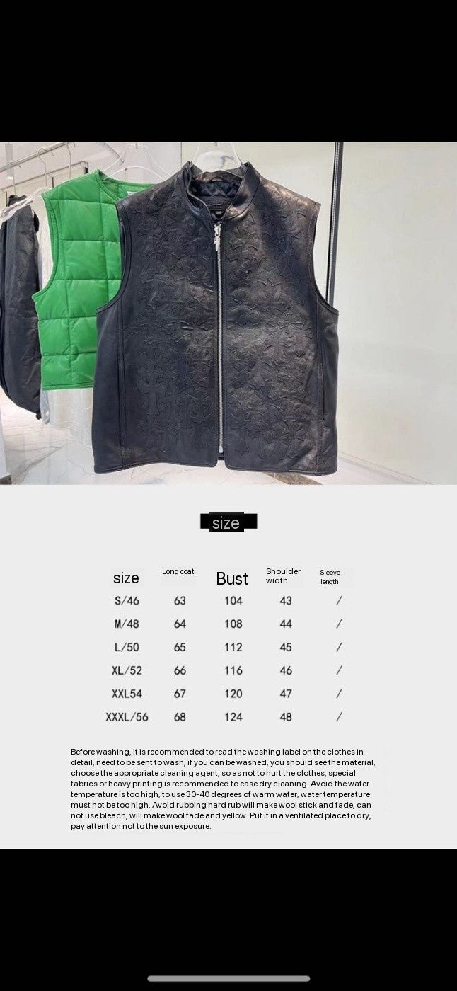 Chrome Hearts Cemetery Vest Leather