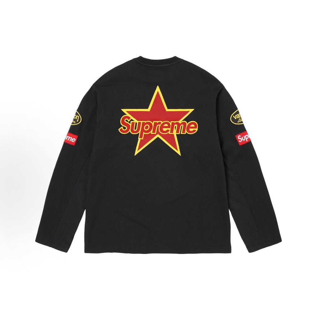 Supreme x Vanson Leathers Long-Sleeve Top Black