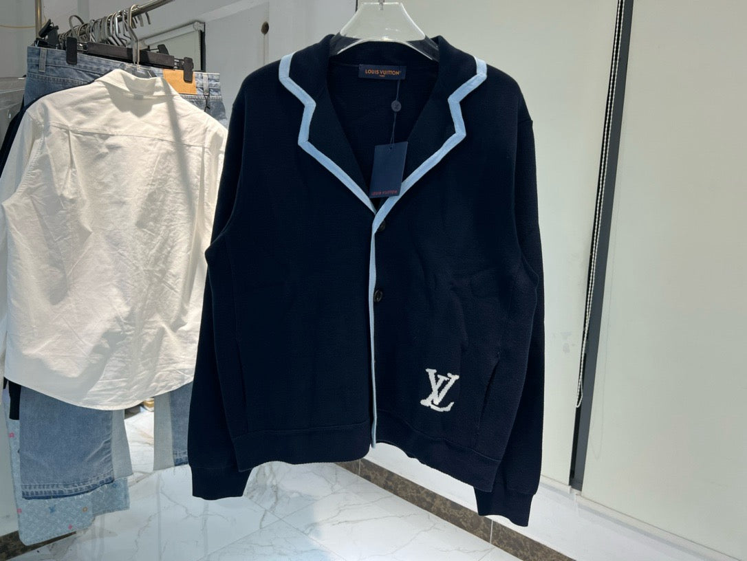 Blouson en laine à signature LV