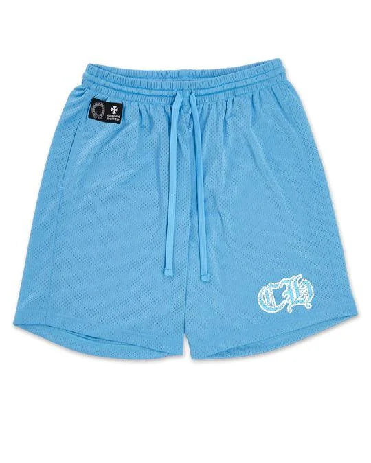 Chrome Hearts blue shorts