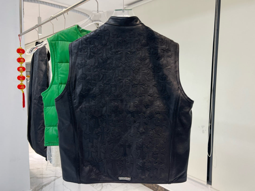 Chrome Hearts Cemetery Vest Leather