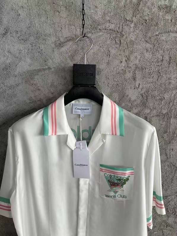 Casablanca -  Tennis Club Icon  Silk shirt