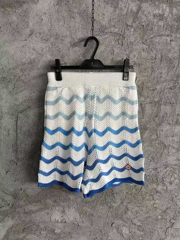 Casablanca - Wavy Gradient Crochet Shorts