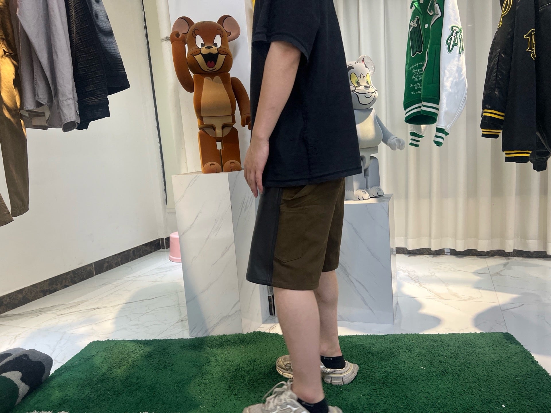 Chrome Hearts double knee short