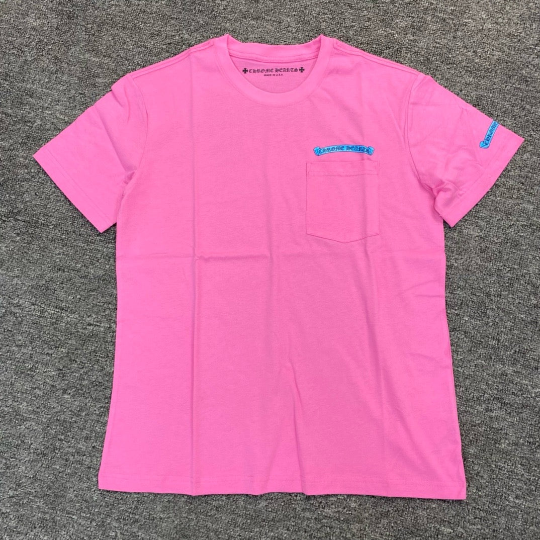 T shirt Chrome hearts Pink / Blue