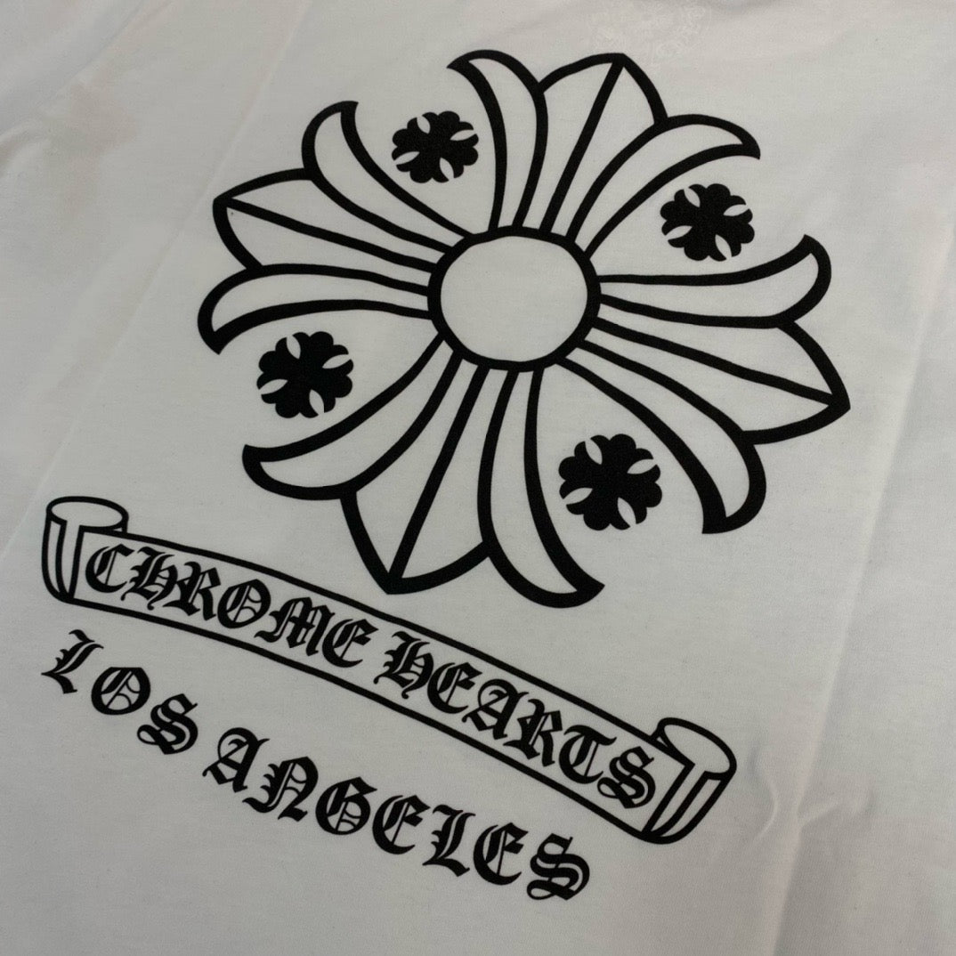 T shirt manche courte Chrome Hearts Tokyo blanc et noir / Noir et blanc