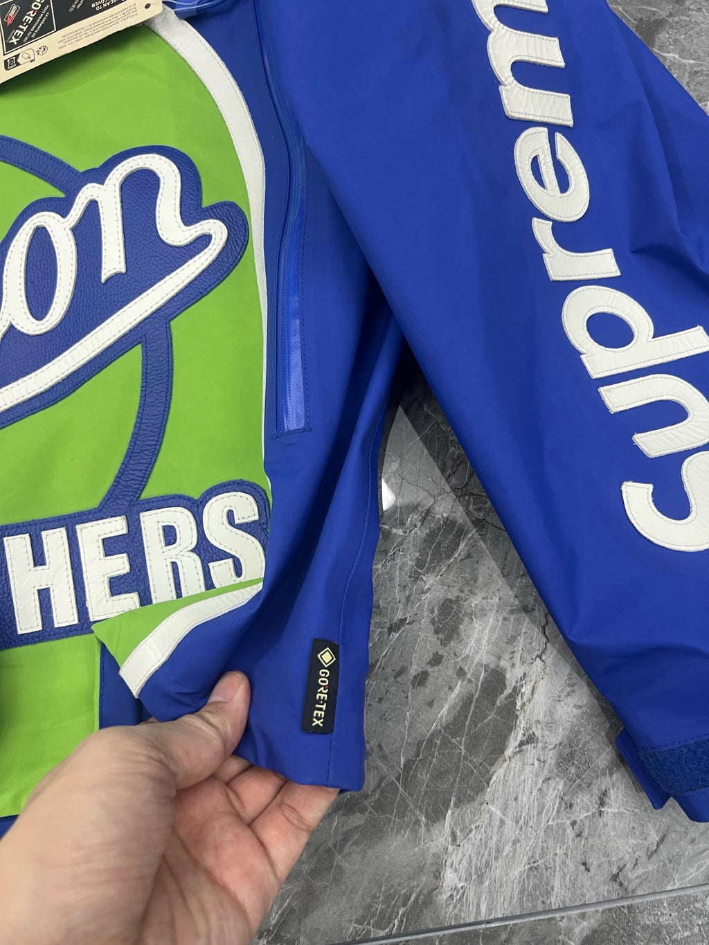 Veste Supreme Vanson en cuir GORE-TEX
