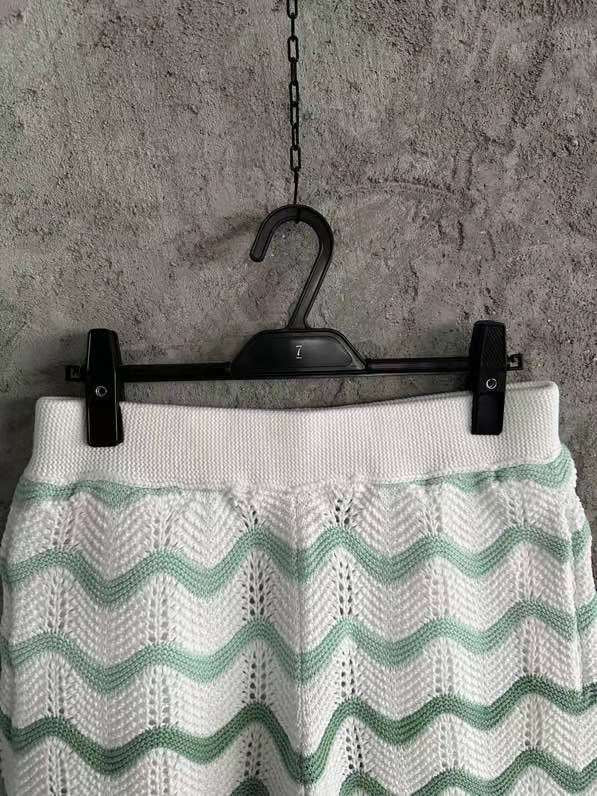 Casablanca - Wavy Gradient Crochet Shorts