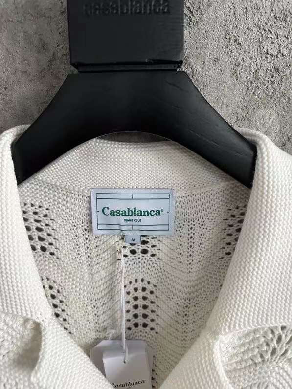 Casablanca - Wavy Crochet Shirt