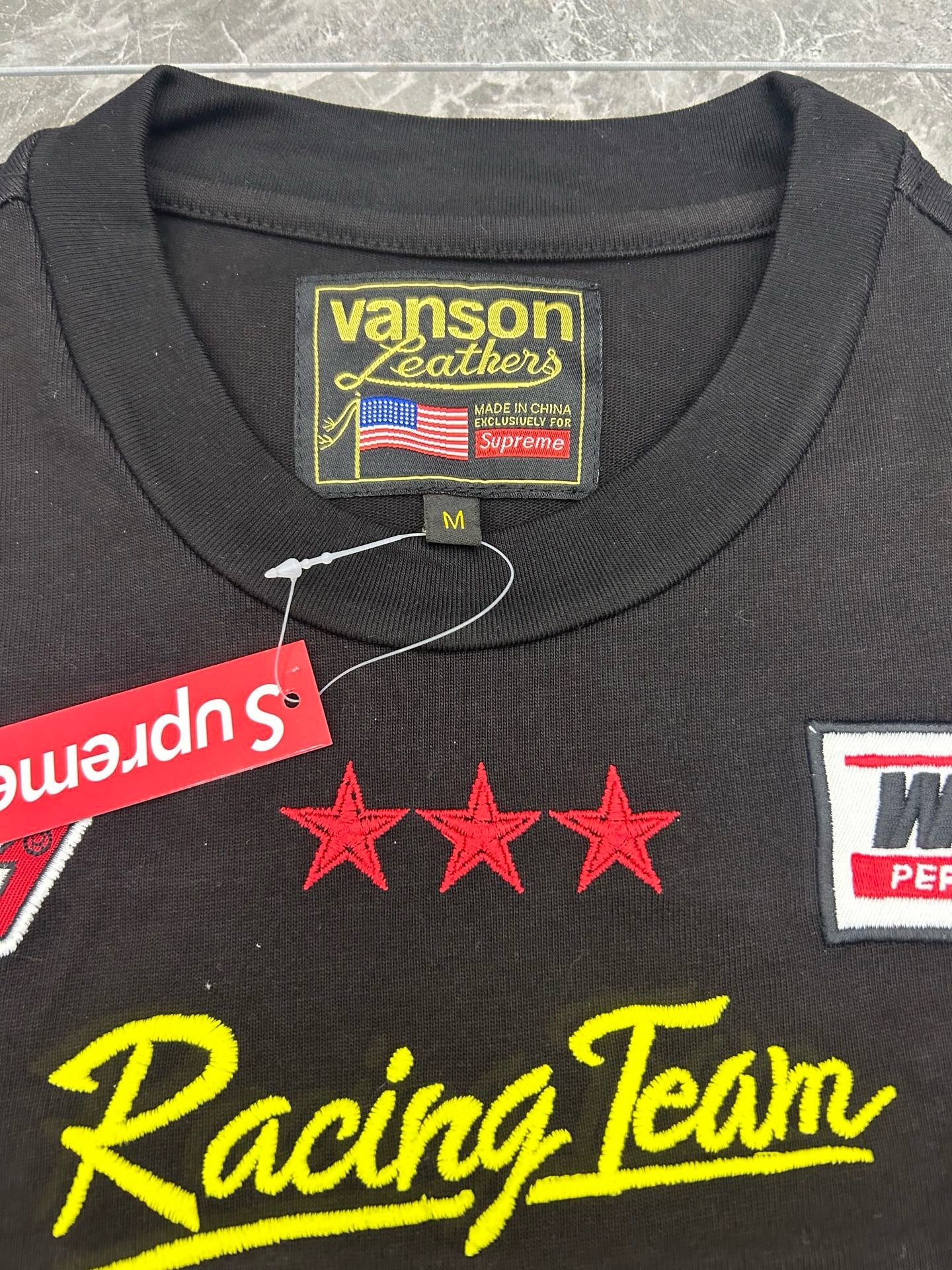 Supreme x Vanson Leathers Long-Sleeve Top Black