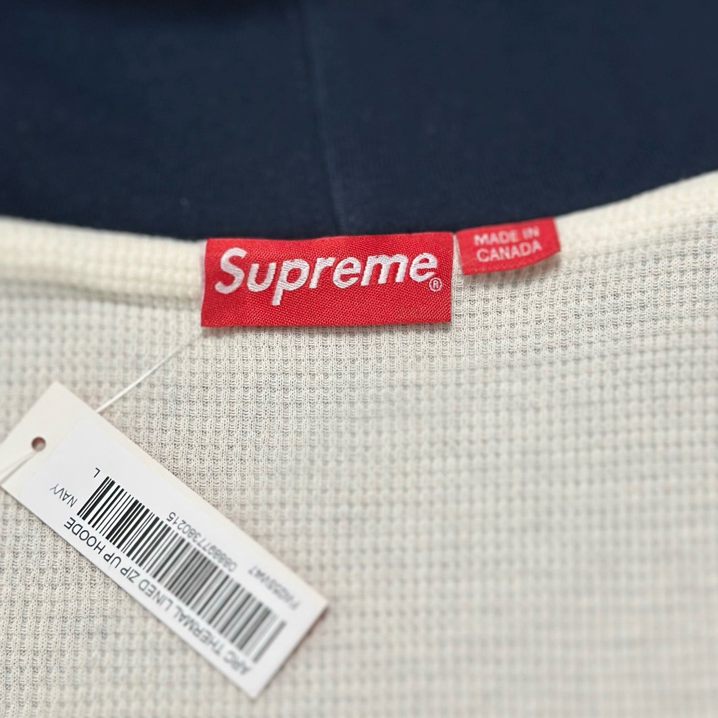 SUPREME FW25 ARC THERMAL LINED ZIP UP HOODED