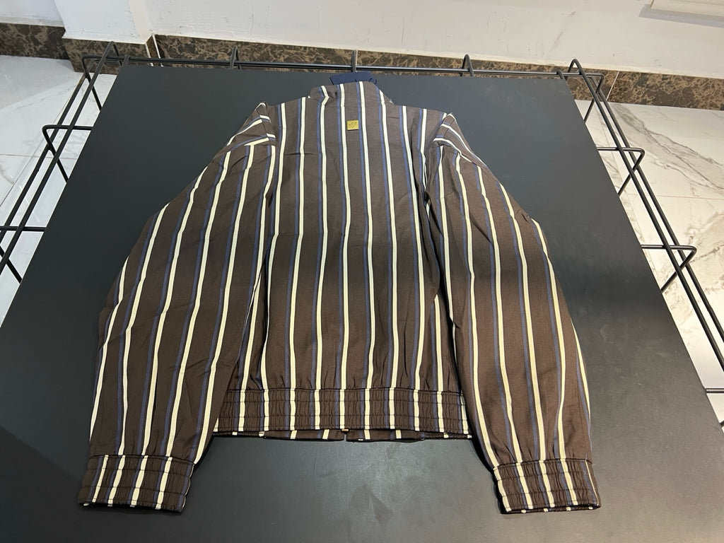 Veste de jogging rayée zippée