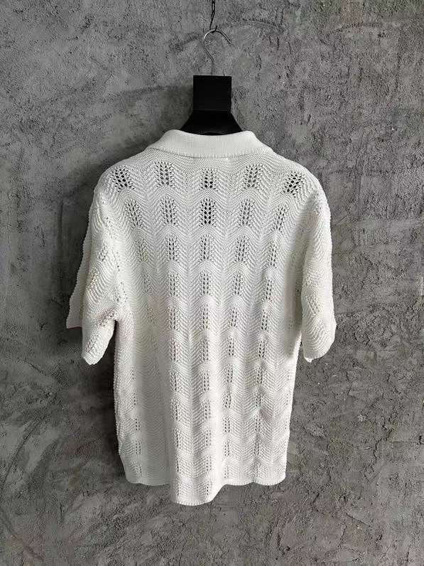 Casablanca - Wavy Crochet Shirt