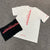 T shirt manche courte Blanc et rouge / Noir et rouge