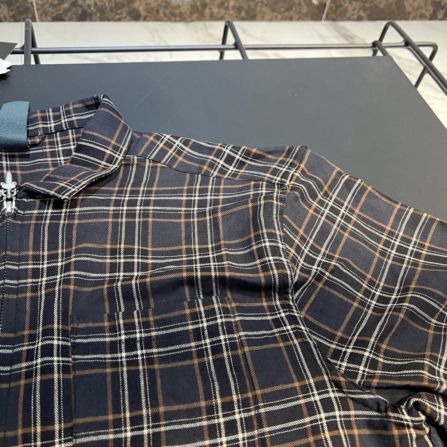 Chemise manche courte chrome hearts
