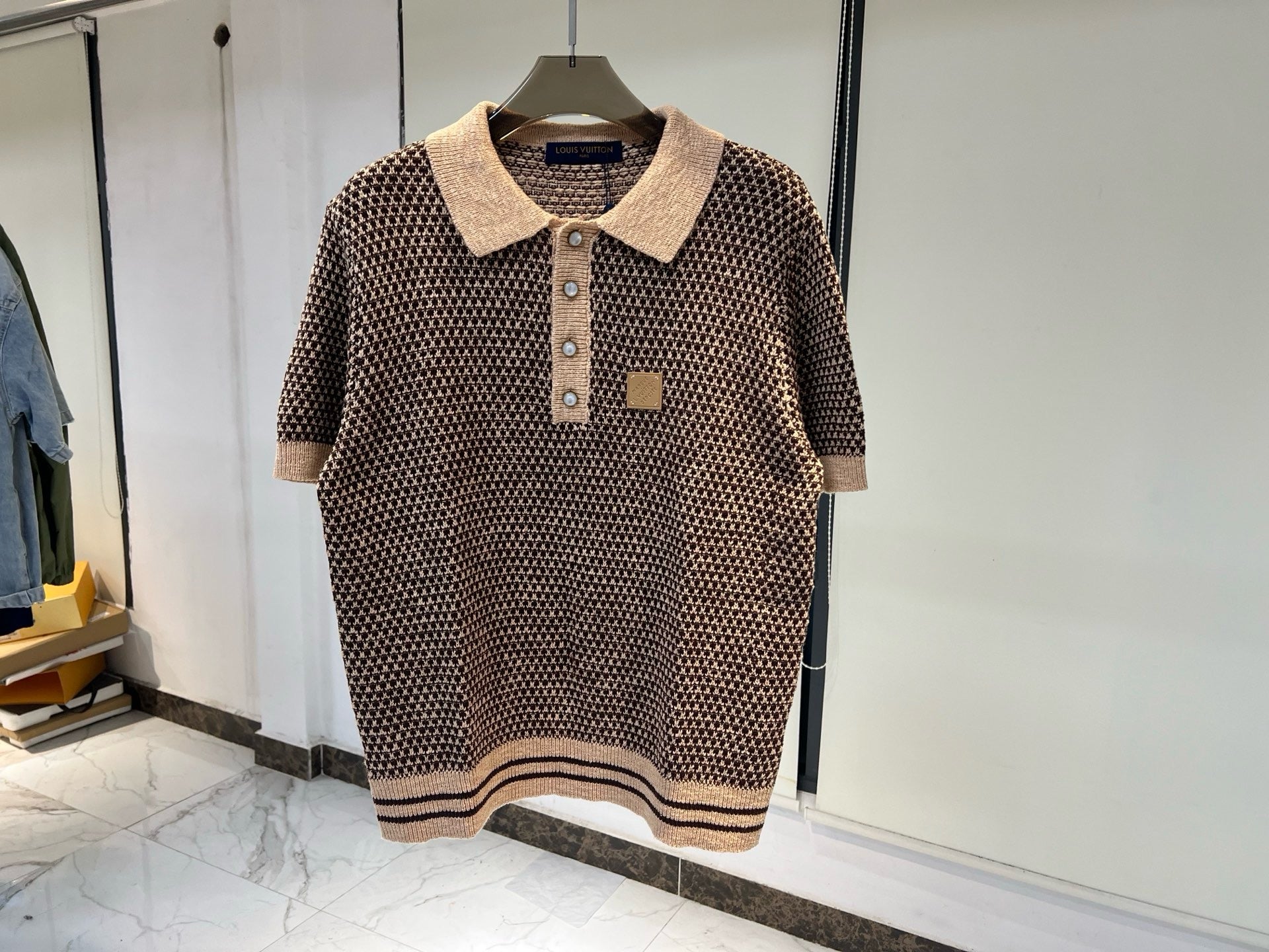 Polo manches courtes en maille