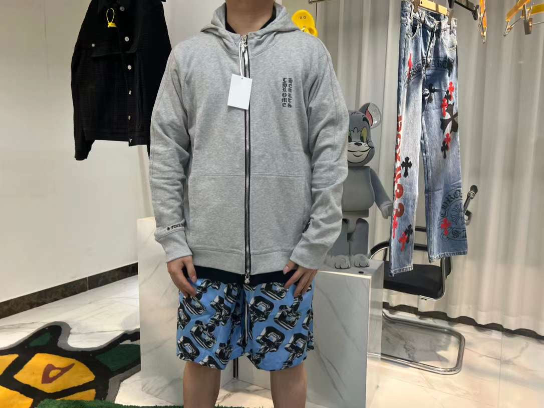 Chrome hearts Grey Hoodie