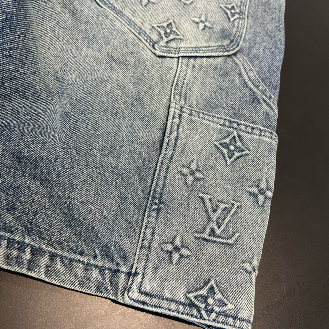 LV - Denim Carpenter Shorts