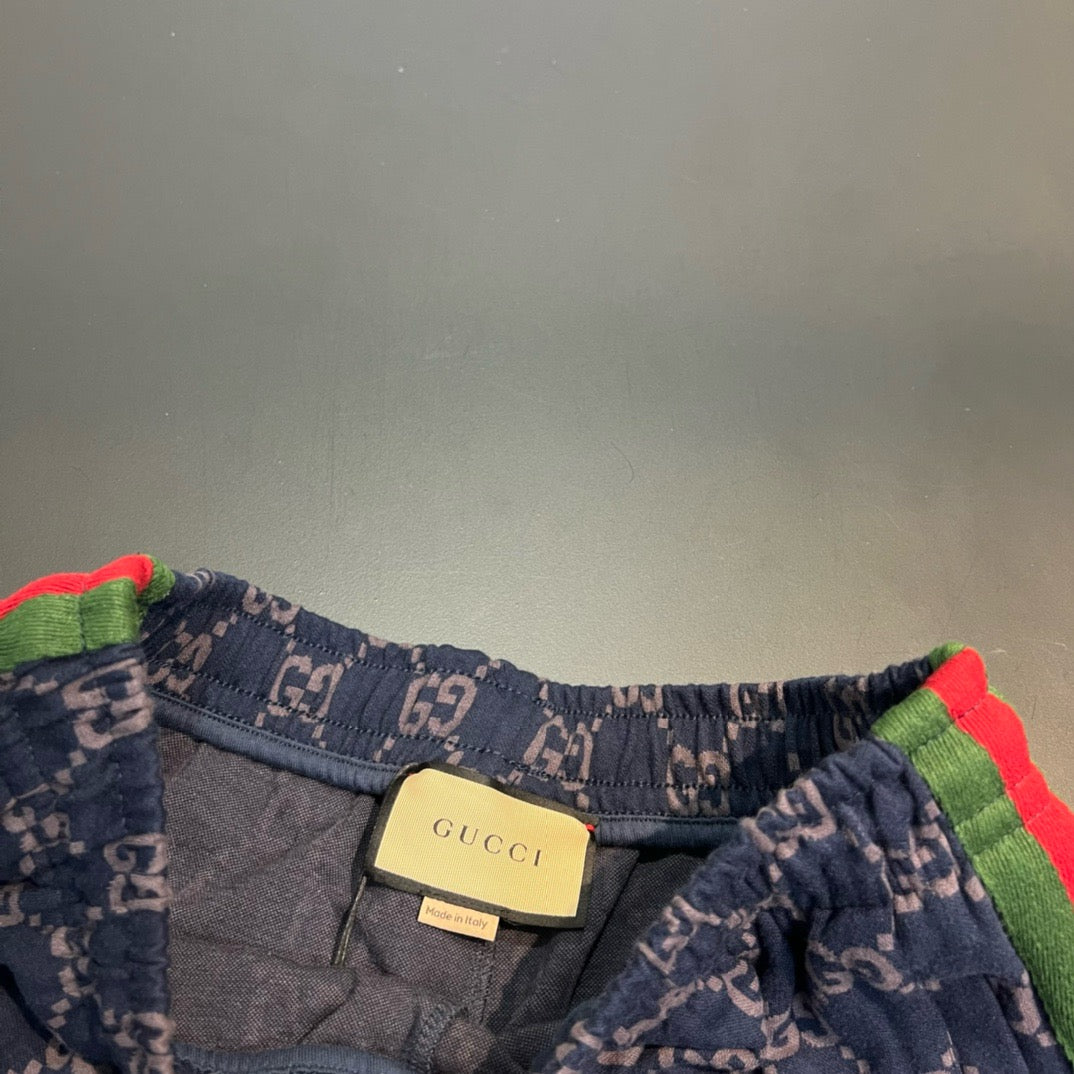 Short - Gucci bleu GG Jacquard coton