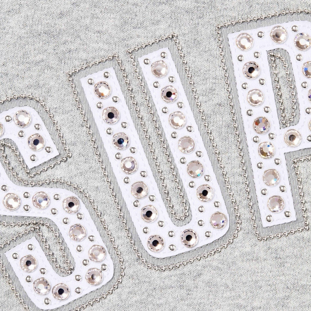Rhinestone hoodie. SUPREME x B.B. SIMON