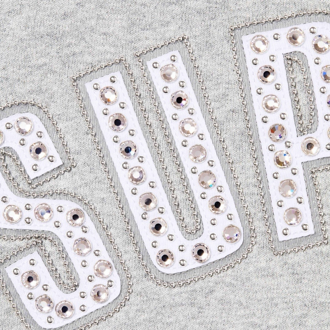 Rhinestone hoodie. SUPREME x B.B. SIMON