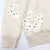 Denim Tears Rhinestone Wreath Zip Hoodie Vintage oatmeal