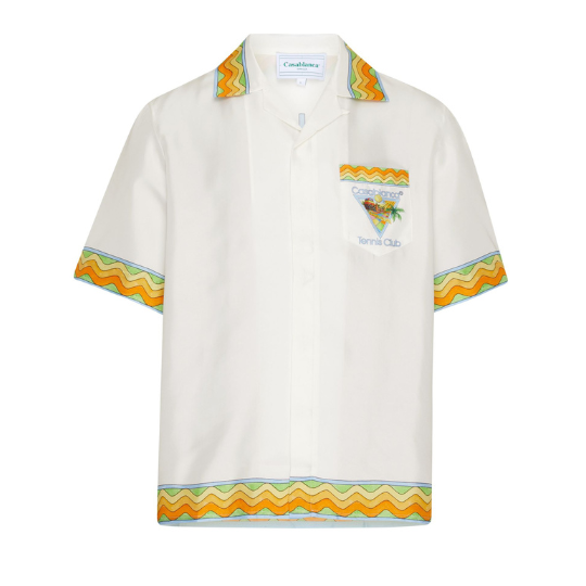 Casablanca - Chemise et short  Afro Cubism Tennis Club Silk shirt