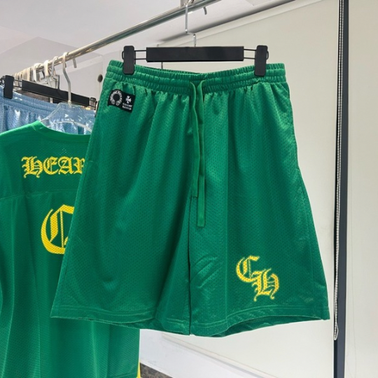 Chrome Hearts green short