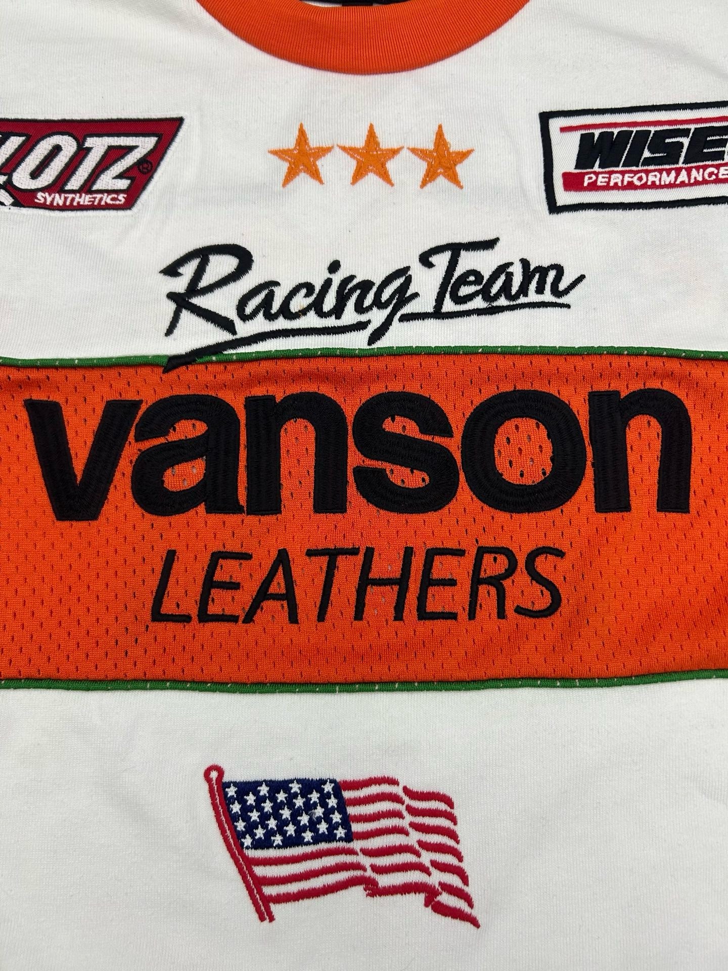Supreme x Vanson Leathers Long-Sleeve Top white