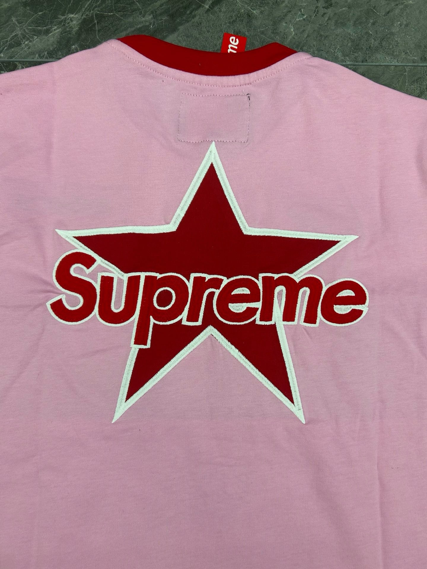 Supreme x Vanson Leathers Long-Sleeve Top Pink