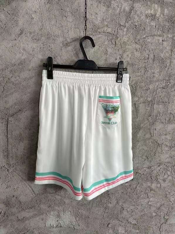 Casablanca -  Tennis Club Icon Silk Shorts