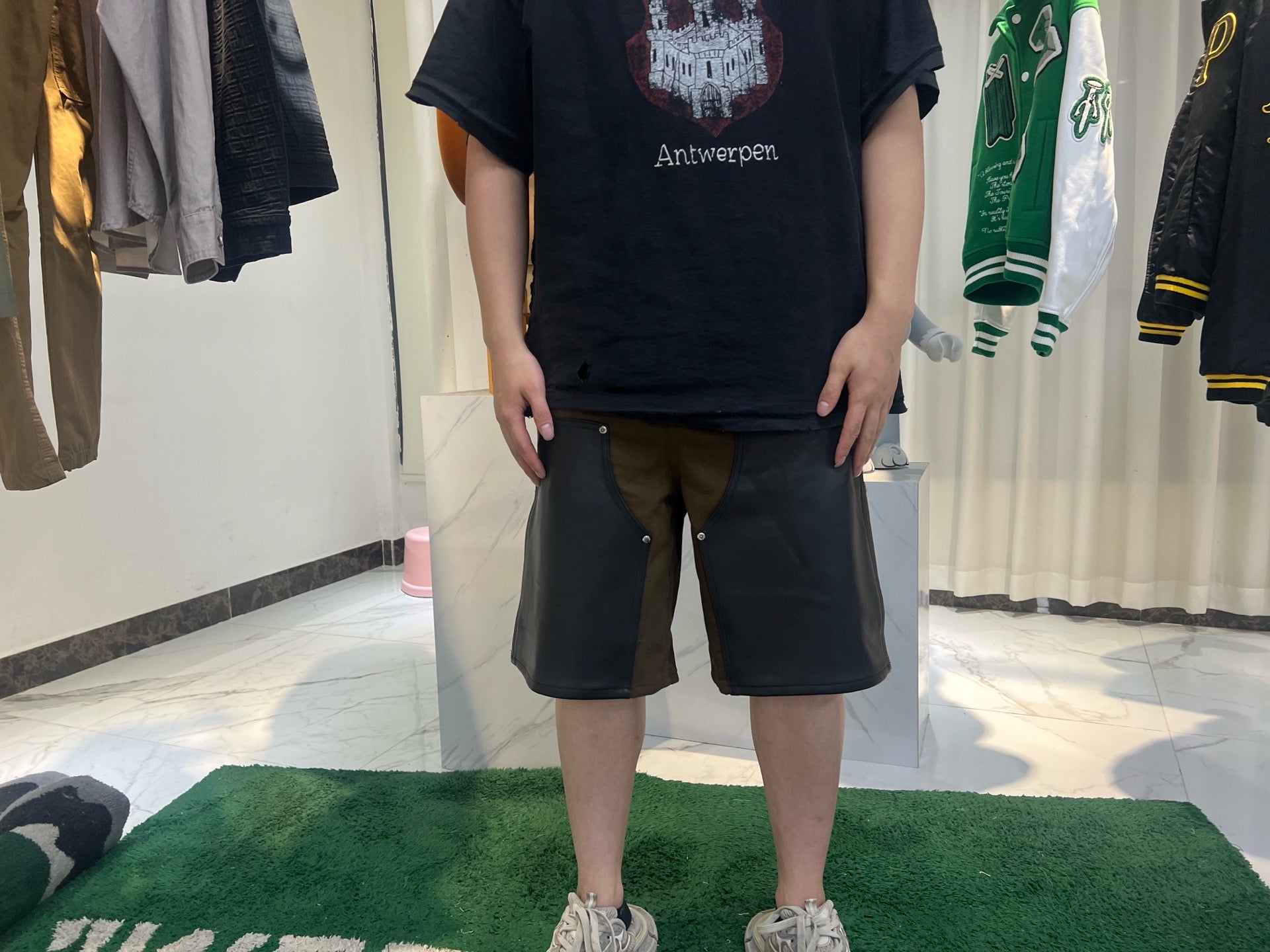 Chrome Hearts double knee short