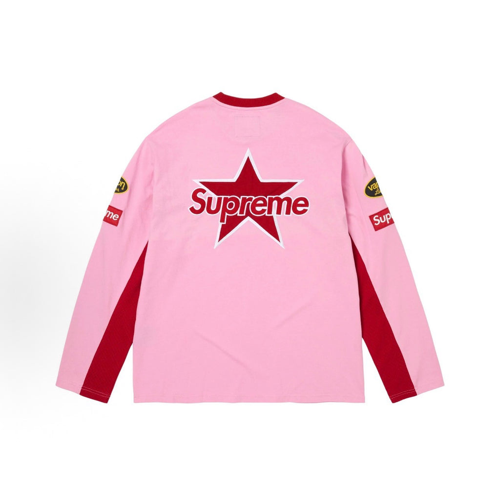 Supreme x Vanson Leathers Long-Sleeve Top Pink